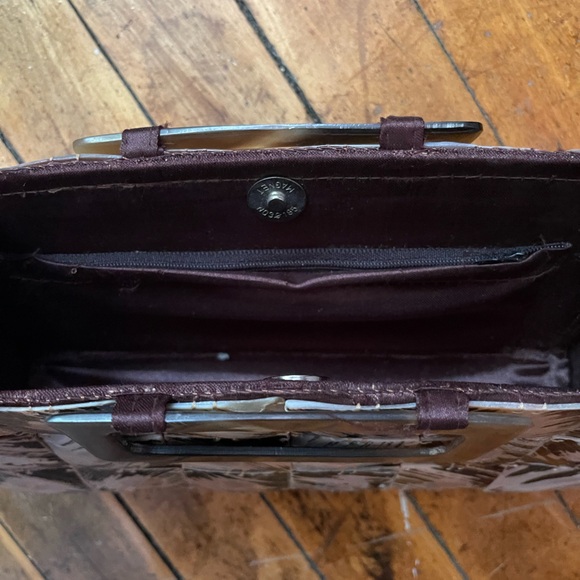 vintage style lucite/shell handbag - Picture 5 of 7